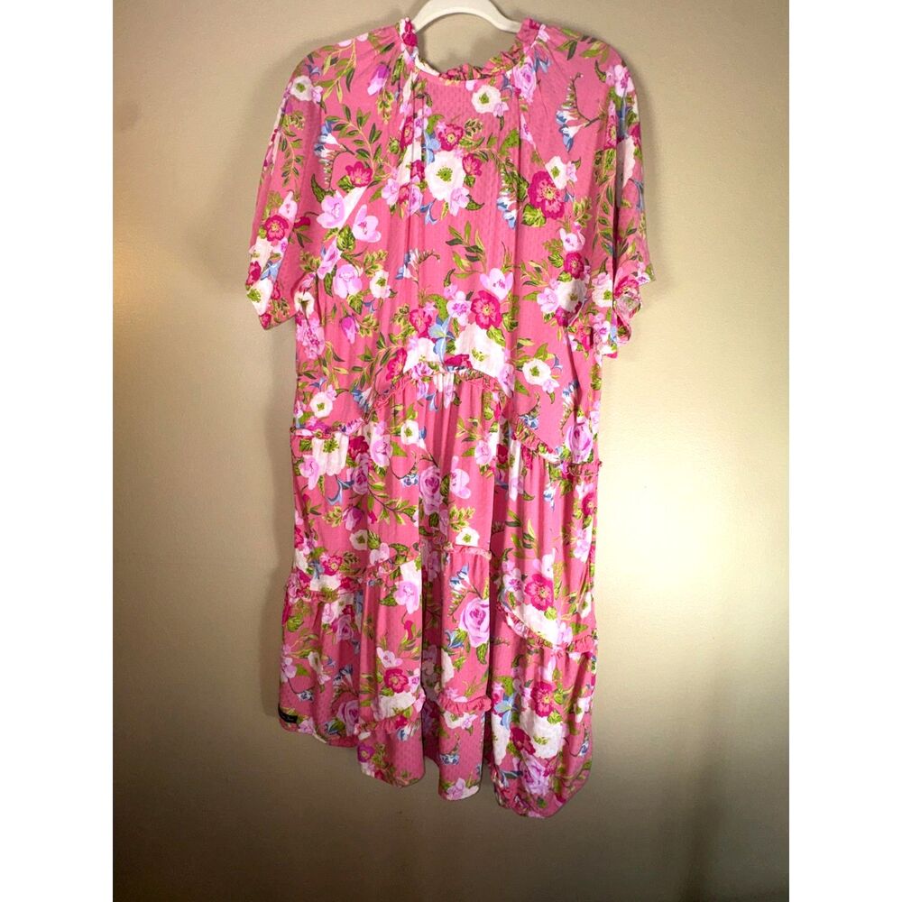 Matilda Jane Multicolored floral dress, Pink, blue, green